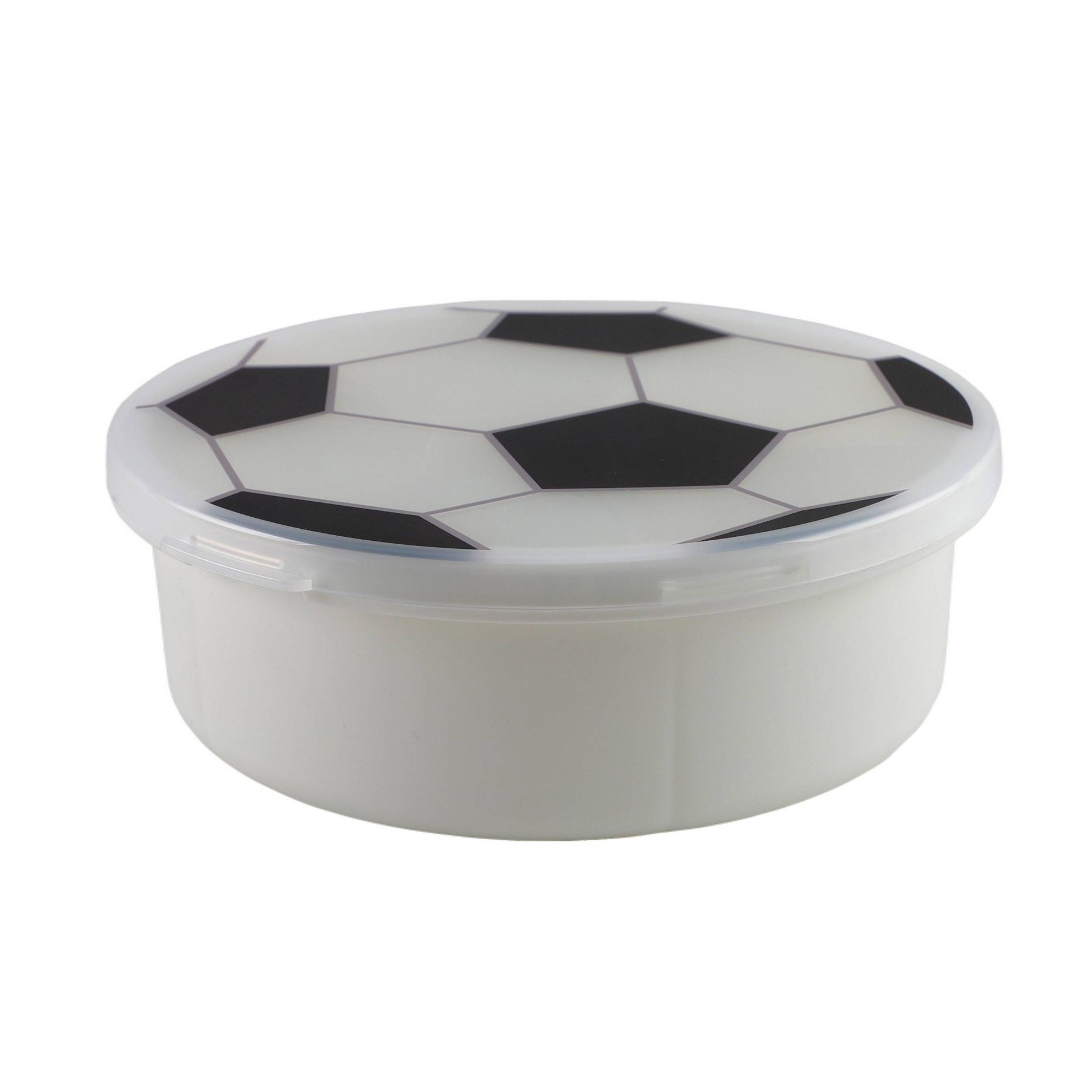 Cook With Color Soccer Ball Figural Food Storage Container Snack Box
