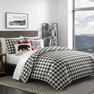 Black Mountain Plaid Comforter Set (Twin) - Eddie Bauer