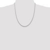 Black Bow Jewelry 3.5mm Sterling Silver Classic Solid Cable Chain Necklace - 2 of 4