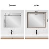 Amanti Art Mirror Makeover Bathroom Mirror Frame Border Kit  - Fully Assembled Peel and Stick Frame - Mirror NOT Included - Lyla Ornate Silver Trim - 4 of 4