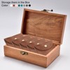 Unique Bargains Velvet Portable Rings Necklace Snap Button Storage Jewelry Pouch 10 Pcs - 4 of 4