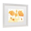 Trademark Fine Art Sheila Golden Sonoma Poppies Matted Framed Art - 3 of 4