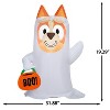 Gemmy Airblown Inflatable Bingo as Ghost Bluey, 3.5 ft Tall, Multicolored - 3 of 4