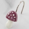 The Lakeside Collection Spring Mushroom Bath Collection - Set of 12 Shower Hooks - 2 of 3