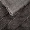 Sapphtopaz Faux Fur Blanket, Luxuriously Soft Throw Blanket for Bed, Reversible Faux Fur Face & Solid Reverse Bedding for Room Decor - 4 of 4