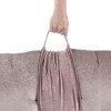 Vynxaria 27"x74" Ivory Poly Chenille Lounge Floor Pillow Cushion - Comfort on the Go - 3 of 4