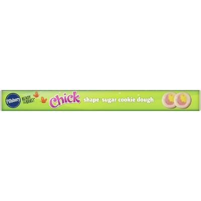 Pillsbury Ready-to-Bake Chick Shape Sugar Cookie Dough - 9.1oz/20ct