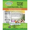 Larissa Veronica Orange Vanilla French Roast Coffee (Gourmet, Naturally Flavored, Whole Coffee Beans) (16 oz, ZIN: 555340) - 2 of 4