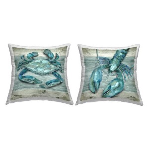 Stupell Industries Blue Crab Marine Life, 18 x 18 - 1 of 3