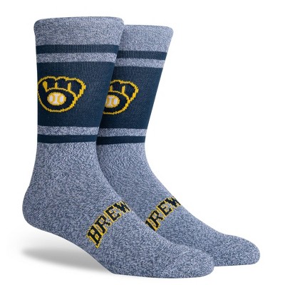MLB Milwaukee Brewers Varsity Crew Socks