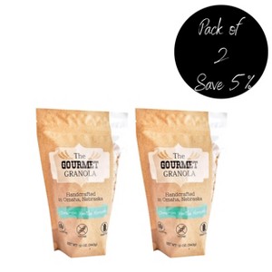 The Gourmet Granola 12 oz Cinnamon Vanilla Almond Granola Gluten, Dairy, and Soy Free - Pack of 2 - 1 of 4