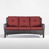 Gymojoy Outdoor 3-Seat Sofa PE Wicker Sofa Rattan Patio Sofa Couch For Garden - 3 of 4