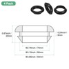 Unique Bargains Rubber Corrosion-Resistant Snap-in Locking Hole Plugs Black - 3 of 4