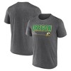 NCAA Oregon Ducks Men's Charcoal Heather Poly T-Shirt - 3 of 3
