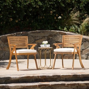 Sapphtopaz Outdoor Patio Furniture Set Lounge Patio Chairs with Round Table for Backyard, Terrace, Garden - 1 of 4