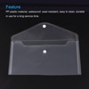 Unique Bargains Home Office Plastic Envelopes File Folders with Snap Button 12 Pcs - 4 of 4