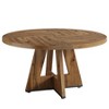 Maliang 47" Round Farmhouse Dining Table for 4 People - 2 of 4
