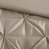 Kumasinova 7Pcs Tufted Polyester Comforter Set,All Season Luxury Bedding Set with Comforter,Sheets,Shams&Decor Pillows,Machine Washable,Taupe - 4 of 4