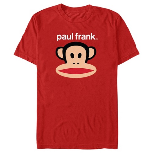 Men's Paul Frank Logo Julius T-Shirt - Red - 2X Large