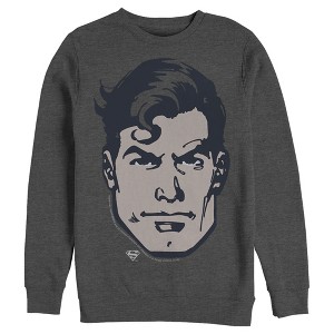 Men's Superman Classic Clark Kent Portrait Sweatshirt - 1 of 3