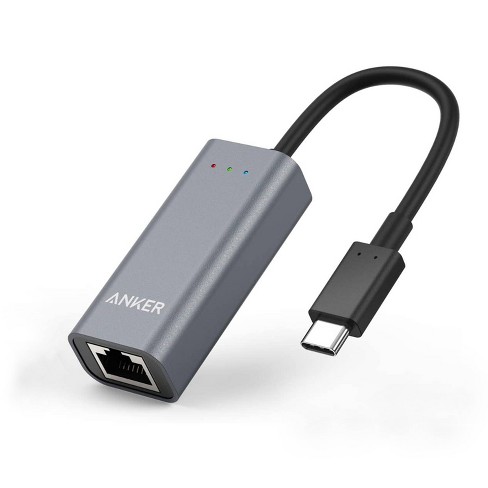 Usb C To Ethernet Adapter, Portable 1-gigabit Hub :
