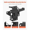 VEVOR Self-Locking Gate Latch, Metal Heavy Duty Automatic Gravity Lever, Door Latch Hardware with Multiple Lock Holes, Black - 3 of 4