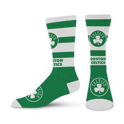 NBA Boston Celtics Rugby Double Big Crew Socks - Large
