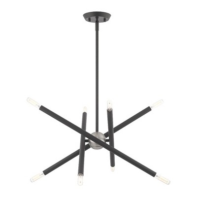 Livex Lighting Soho 8 - Light Chandelier in  Scandinavian Gray