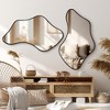 Beautyolove Asymmetric Gold Aluminum Alloy Framed Wall Mirror Modern Irregular Wall Mirror - 3 of 4