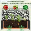 Lirago Iron Arch Mobile Planter Box (1-Piece)-Raised Garden Bed Elevated Planter with Trellis Privacy Screen 38 Gallon Capacity - 3 of 4