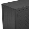 Okak Farmhouse Sideboard Buffet, Storage Cabinet with 3 Doors & Adjustable Shelves, Coffee Bar Cabinet for Kitchen Living Room Entrance - 4 of 4
