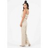 Women's Iris Palazzo Floral Print High Rise Wide Leg Pants - LUCCA - 3 of 4