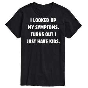 Men's - Instant Message - Looked Up Symptoms Short Sleeve Graphic T-Shirt - 1 of 4