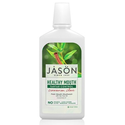 JASON Healthy Mouth Tartar Control Cinnamon Clove Mouthwash - 16 fl oz