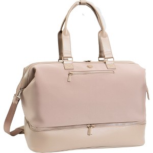 Max Studio Sport Nylon & Faux Leather Drop Bottom Duffel Bag - 1 of 1