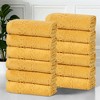 Zero Twist Waffle Textured Cotton Medium Weight Towel Set by Blue Nile Mills - 2 of 4