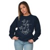 Christmas All Is Calm and Bright Women Crewneck Sweatshirt Brisco Brands - 4 of 4
