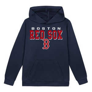 MLB Boston Red Sox Boys' Poly Hooded Sweatshirt - 1 of 1