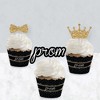 Big Dot of Happiness Prom - Cupcake Decoration - Prom Night Party Cupcake Wrappers and Treat Picks Kit - Set of 24 - 3 of 4