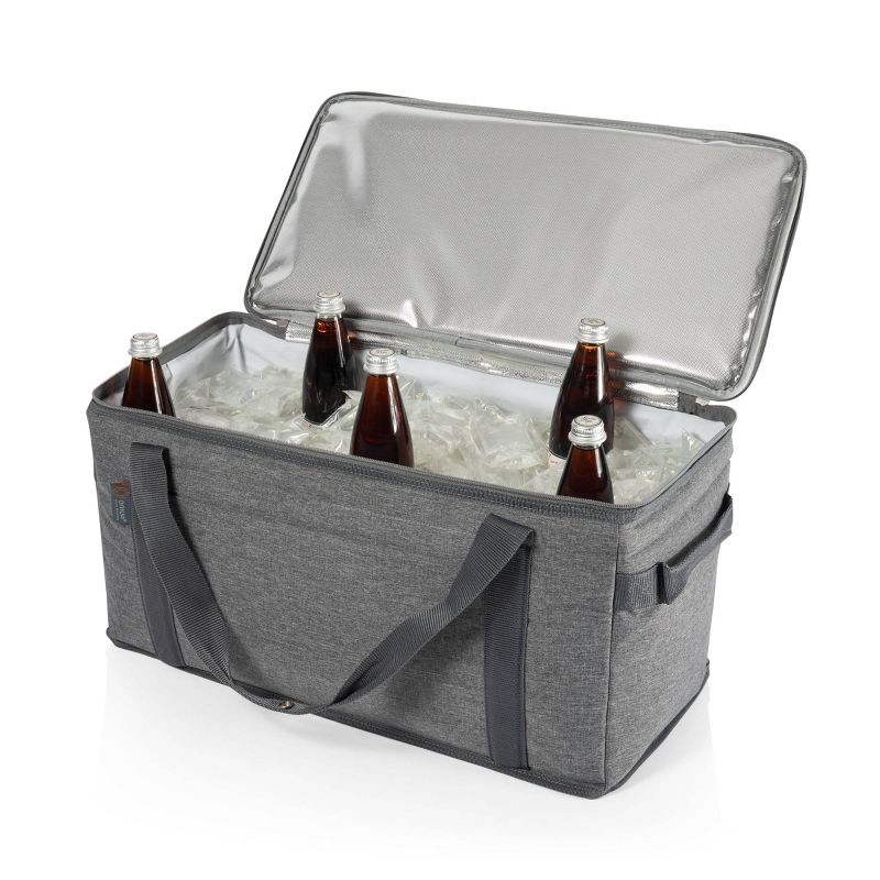 Picnic Time Collapsible 45qt Cooler - Heathered Gray, 5 of 9