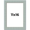 PosterPalooza | Refined Blue Picture Frame - UV Acrylic, Foam Board Backing, Hanging Hardware - 2 of 4