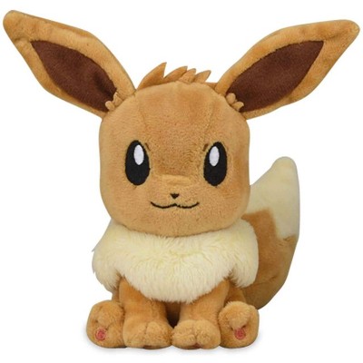 Pokemon Center: Sitting Cuties: Eevee Plush # 133 -  Generation 1 - 6 In