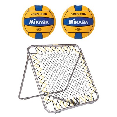 Mikasa WSM Water Polo Shot Maker Rebounder with Size 4 Mini Polo Ball (2 Pack)