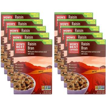 Mom's Best Raisin Bran Cereal - Case of 10/22 oz