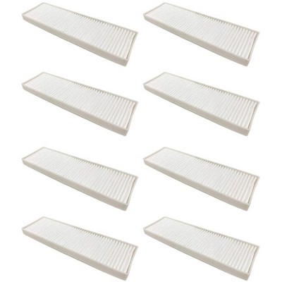 Nispira Post Motor Replacement HEPA Filter For Bissell Style 7, 9, 16 Upright Vacuum Part 32076. Fits CleanView and PowerGlide Model. 8 Packs