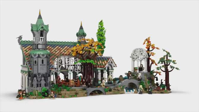 LEGO Icons THE LORD OF THE RINGS: RIVENDELL Building Kit 10316, 2 of 8, play video