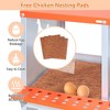 ELJGET 3-10 Compartment Chicken Nesting Box, Wall Mount Metal Coop Egg Storage, Heavy Duty Chicken Laying Box, Large Chicken Coop Box for Chicken Hen - 4 of 4
