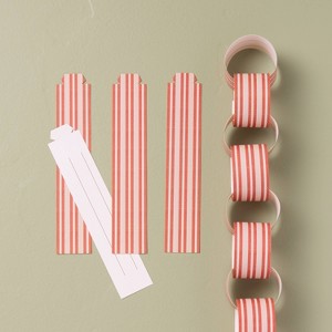 Paper Chains Red Stripe - Hearth & Hand™ with Magnolia : Target