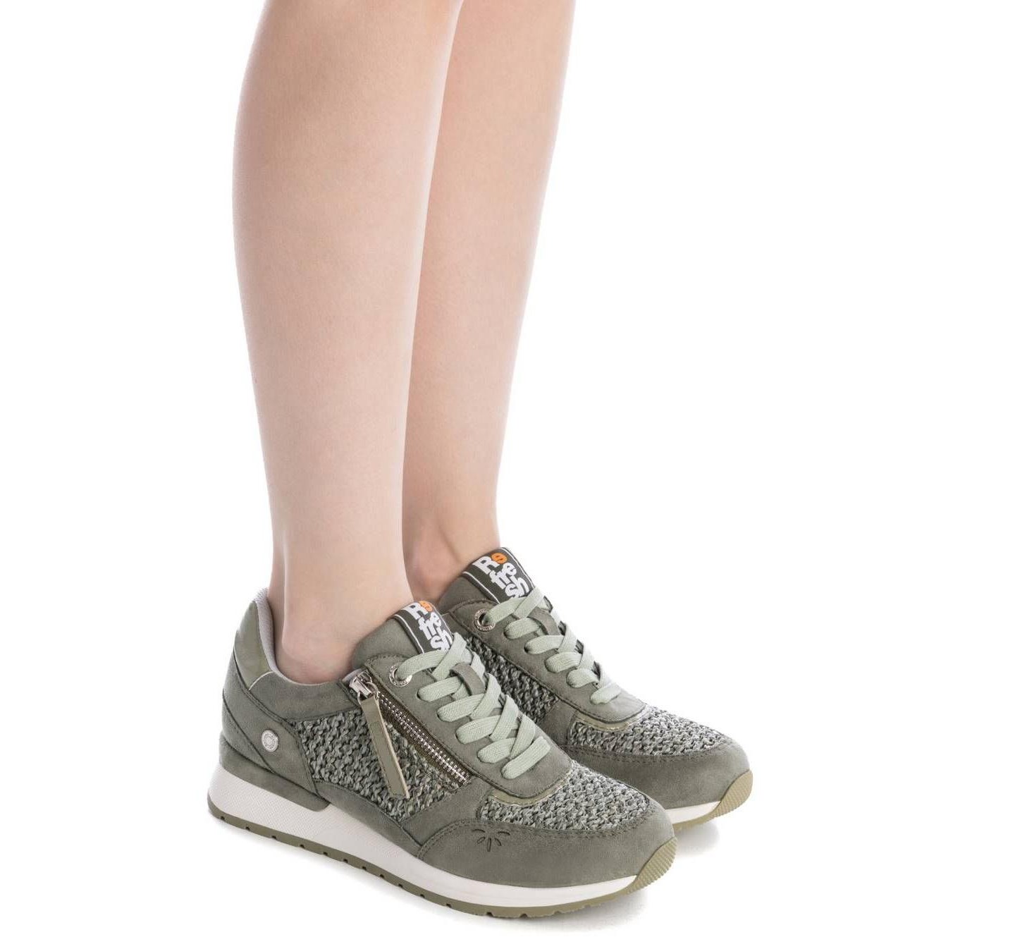 Женские кроссовки Refresh Shoes Refresh Casual Sneakers 172790, цвет: Тёмный зелёный — фото 2
