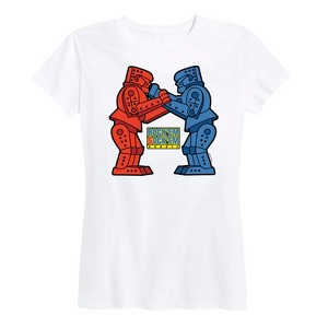 Women's - Rock 'Em Sock 'Em Robots - Rock 'Em Sock 'Em Short Sleeve Graphic T-Shirt - 1 of 4